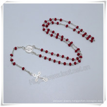Catholic Small Wooden Beads Rosaries with Cross and Packing Box (IO-cr392)